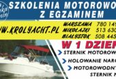 Sternik motorowodny z egzaminem w 1 dzień – Mikołajki, Warszawa, Białystok