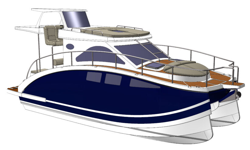 Łódź Jacht motorowy Navigathor 30 katamaran/houseboat F-RA VAT